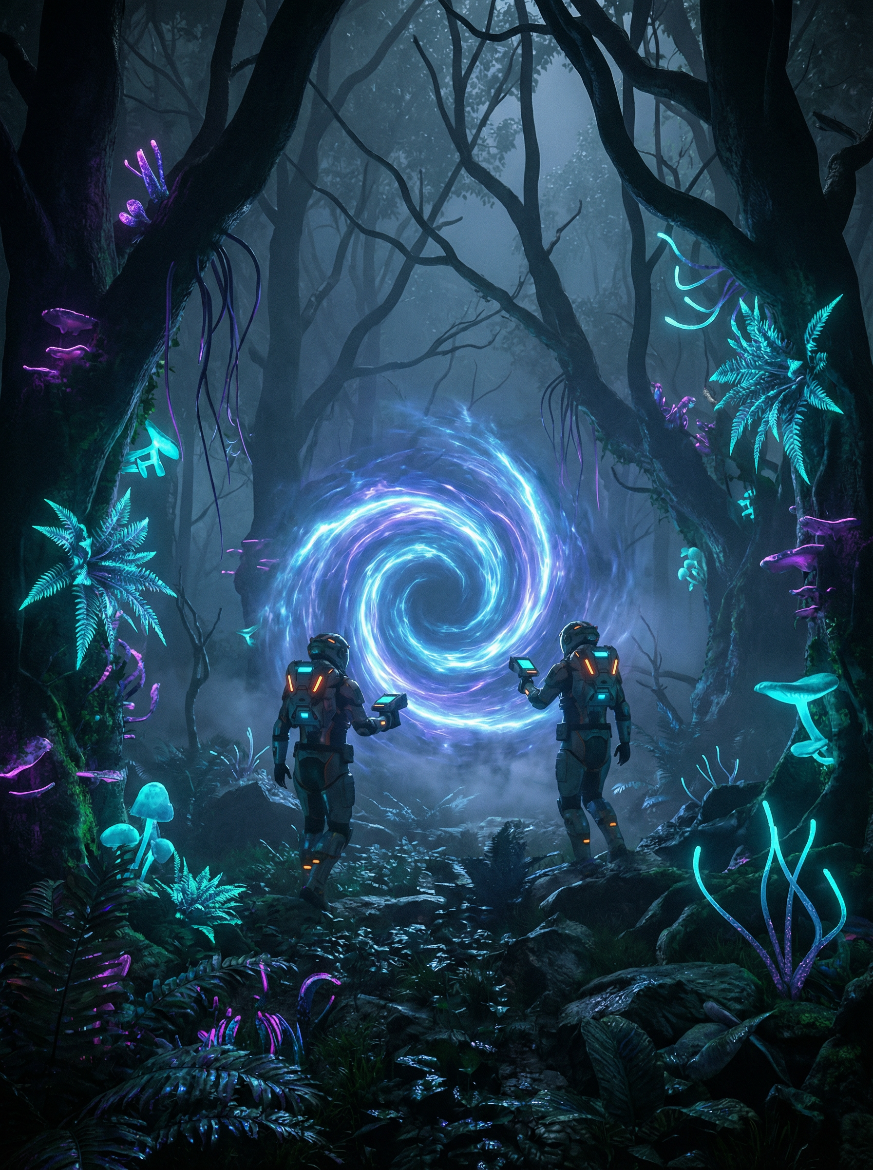 c7娱乐 - 暗物质森林科幻电影海报